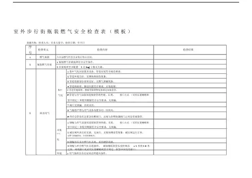 《瓶装燃气安全检查表》模板.docx