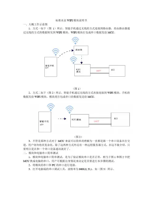 水壶wifi模块简单功能说明书