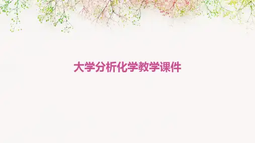《大学分析化学教学课件》第三节第一组阳离子分析