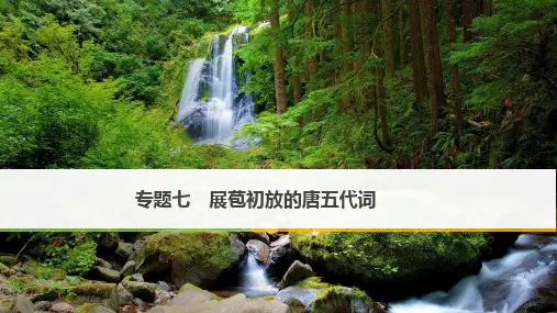 展苞初放的唐五代词ppt5(课件+试题,打包15套) 课件5