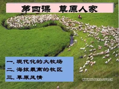 初一历史最新-新人教历史与社会七年级上册《草原人家(一)》课件 精品