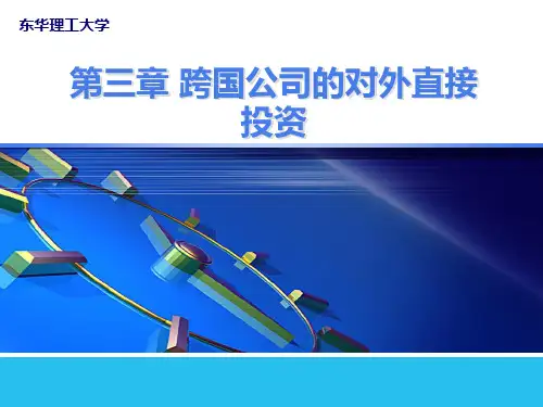 第3章 跨国公司的对外直接投资