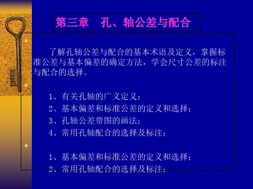 孔、轴公差与配合