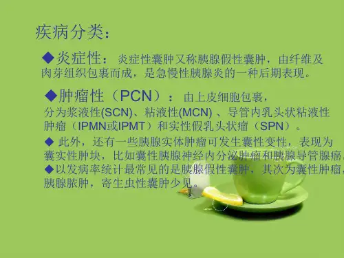 胰腺囊性占位性病变