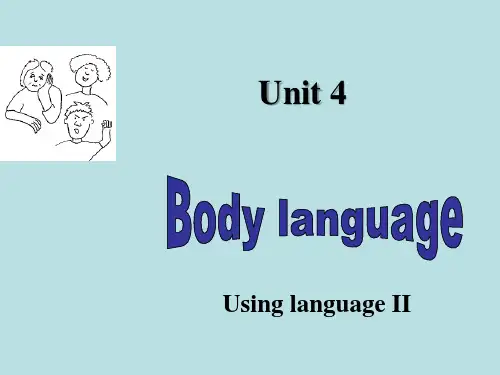 人教高中英语必修4《Unit3Using language II》课件