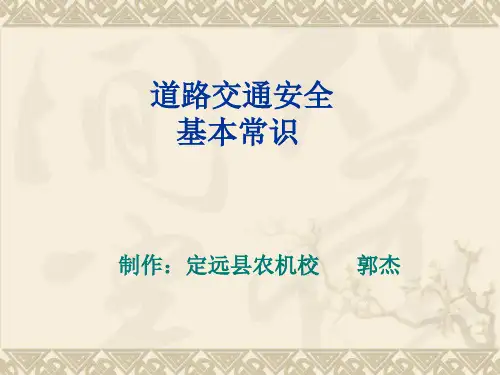 道路交通安全基本常识