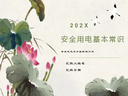 安全用电基本常识
