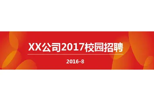 2017校园招聘方案(内含整个校招形势分析)
