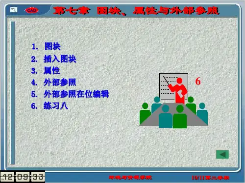 CAD 图块、属性与外部参照-PPT文档资料