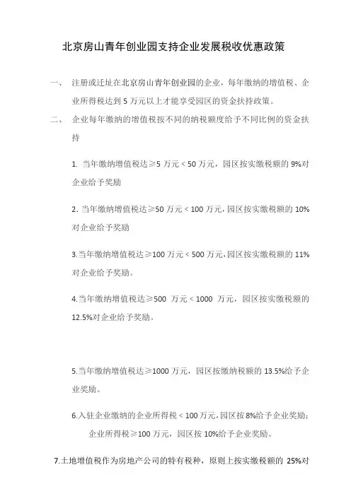 北京房山青年创业园