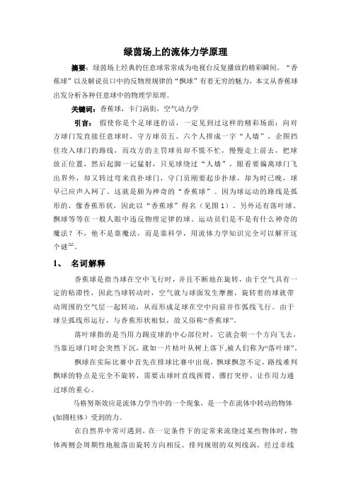 绿茵场上的流体力学原理