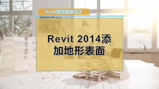 Revit 2014添加地形表面