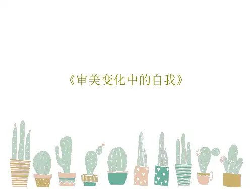 《审美变化中的自我》104页PPT