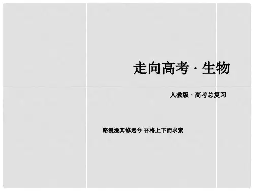 高三生物一轮复习 第4单元 第3讲 从杂交育种到基因工