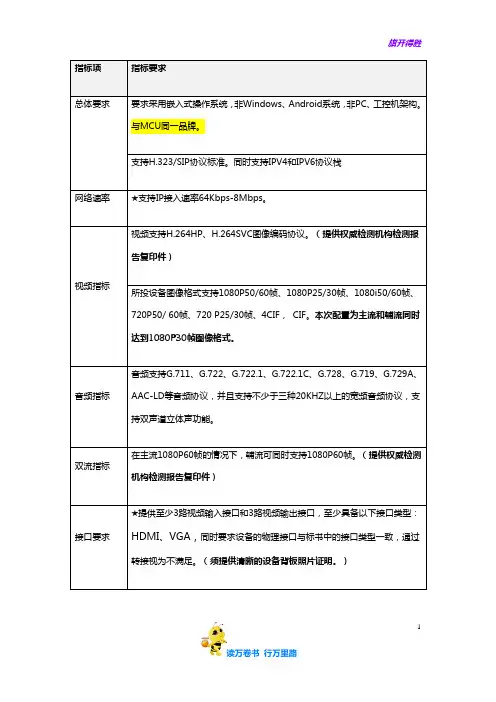 高清终端 TE40技术引导书【鹏云视讯】