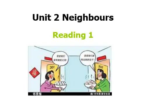 牛津泽林版英语七年级下册Unit2 Reading I课件