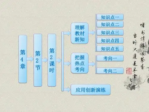 高中生物 第4章 第2节 第2课时 光能的转换 光合作用 光合作用与农业配套课件 北师大版必修1