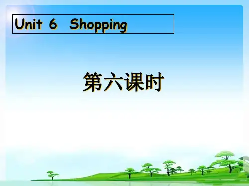 《Shopping》第六课时PPT课件