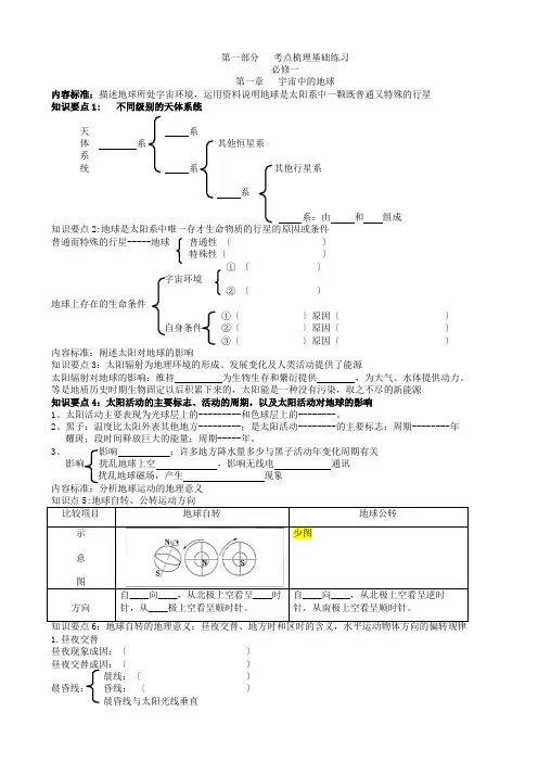 天津高中地理会考-一飞冲天知识点电子版