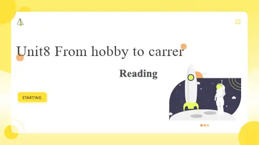 Unit+8+From+hobby+to+career+R课件22-23学年牛津深圳版七年级英语下册
