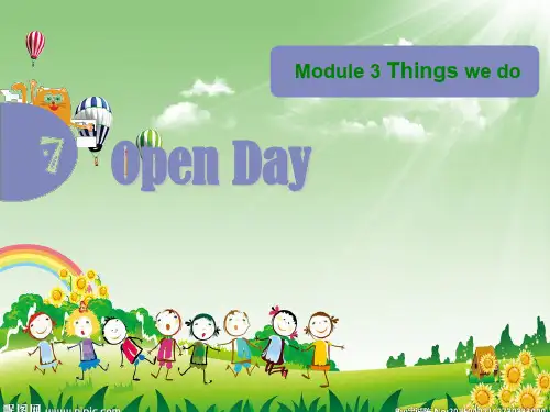 五年级英语下册课件-Module 3 Unit 7 Open day(55)-牛津上海版