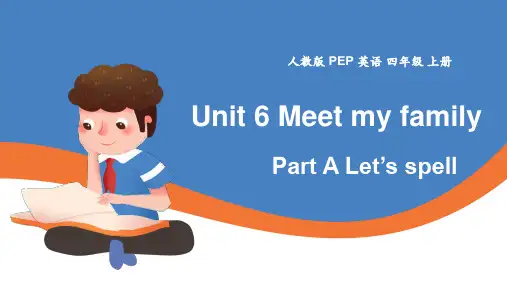英语四年级上册Unit6PartALetsspell