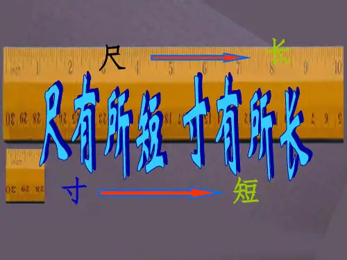 小学语文四年级上册《尺有所短寸有所长》ppt课件