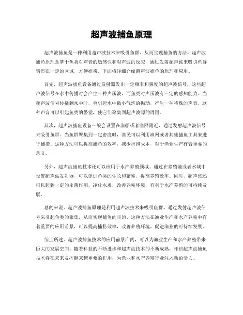 超声波捕鱼原理