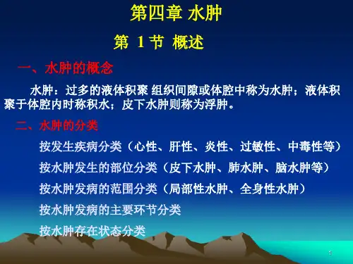 水肿