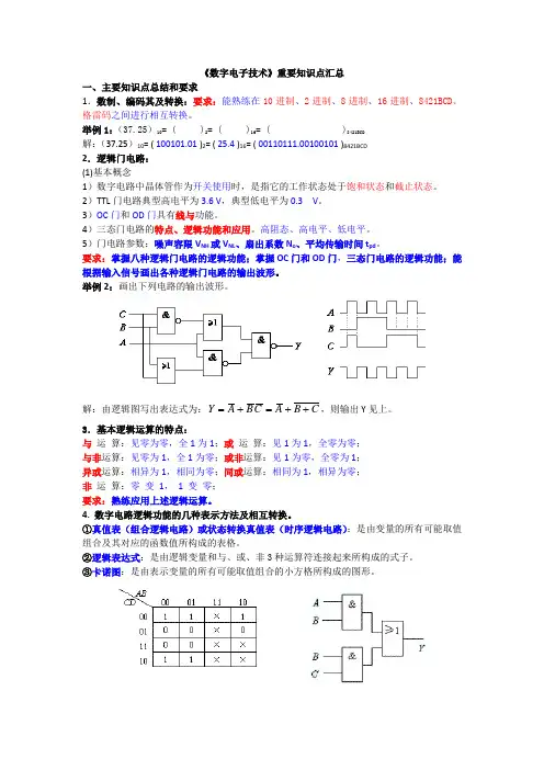 数电模电超有用知识点,值得拥有剖析