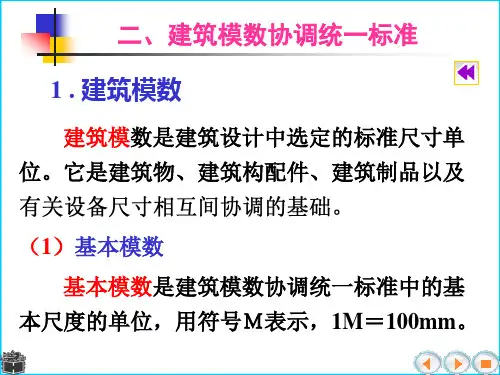 建筑标准化与模数协调
