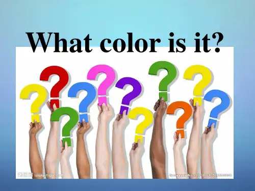 七年级英语上册 Starter Unit 3 What color is it(第1课时)课件 (新