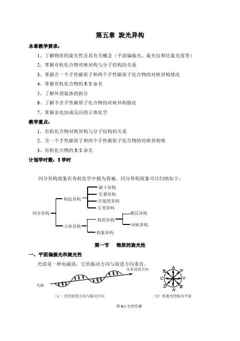有机化学第五章旋光异构