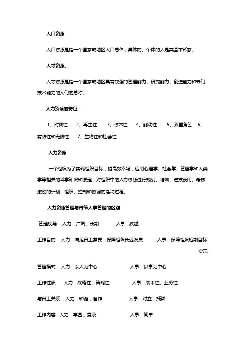 人力资源