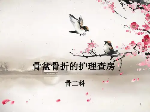 骨盆骨折病人的护理查房PPT课件