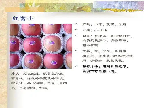 水果专业知识 