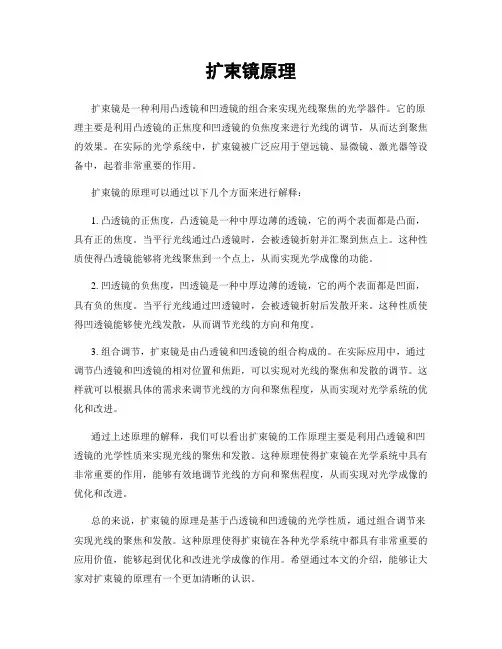 扩束镜原理
