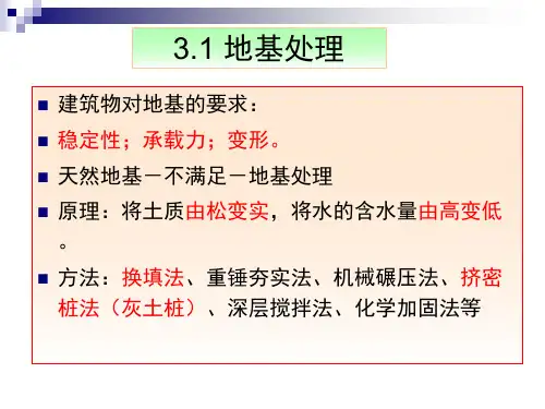 地基处理与基础工程