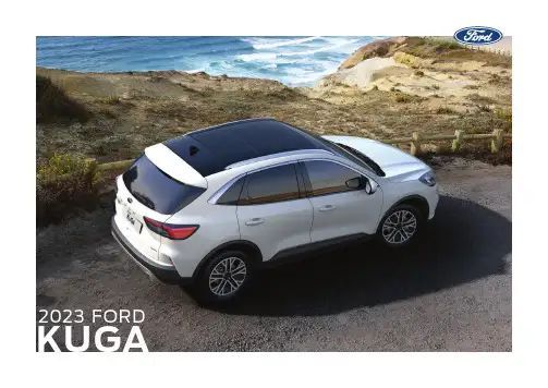 2023年福特Kuga商品介绍说明书