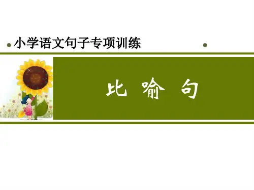 《认识比喻句》微课件