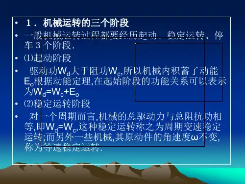 第七章 机械的运转