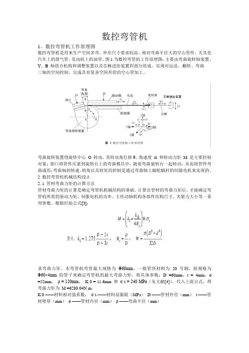 弯管机设计