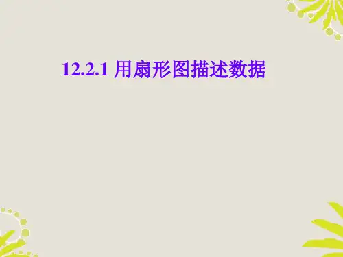 山东省临沭县第三初级中学八年级数学《12.2.1用扇形图描述数据》课件 人教新课标版