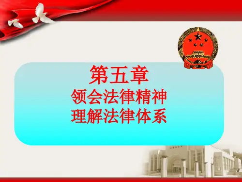 思想道德修养与法律基础第五章  第一节