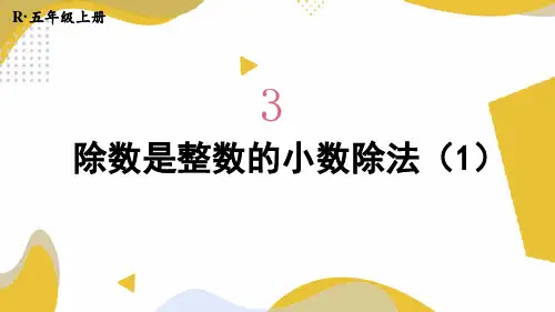 2024(新插图)人教版五年级数学上册第1课时除数是整数的小数除法(1)-课件