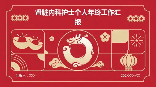 肾脏内科护士个人年终工作汇报PPT课件