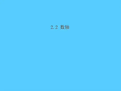 青岛版七年级数学上册  2.2《数轴》课件_2PPT