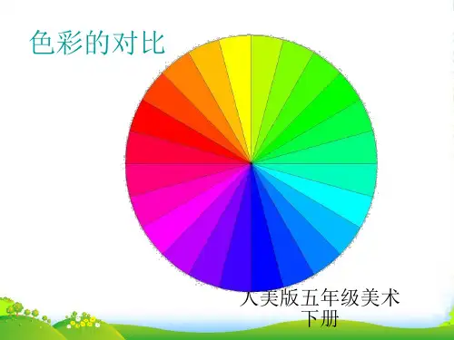 五年级美术下册 色彩的对比2课件 人美