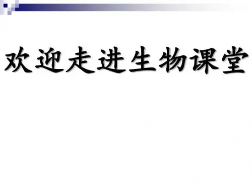 中图版必修一蛋白质的结构与功能课件(16张)