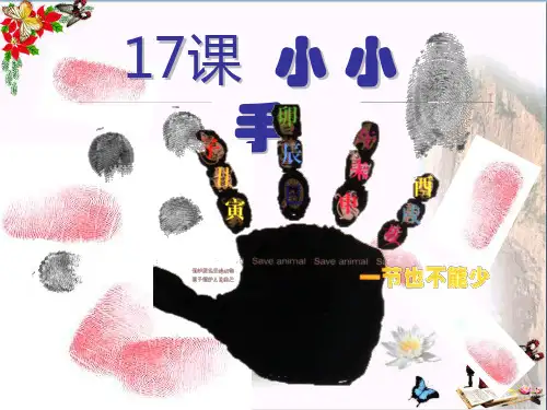 二年级美术上册第16课小小手 PPT优质课件2湘美版